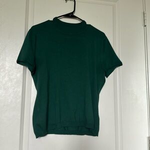 mock neck tee